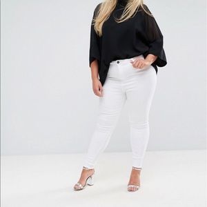 ASOS Curve Ridley High Waist Skinny Jeans